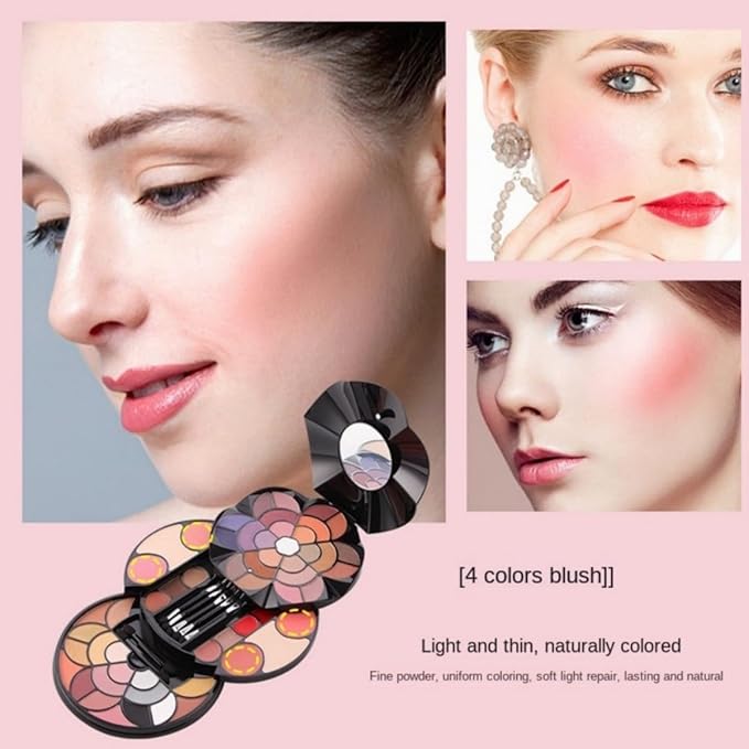 57 Colors Makeup Set (Type Y) for Valentines Day Gifts, Professional Makeup Kit for Women Full Kit, High Pigmented Eyeshadow Palette for Beginners, Make up Gifts for Girls and Teens