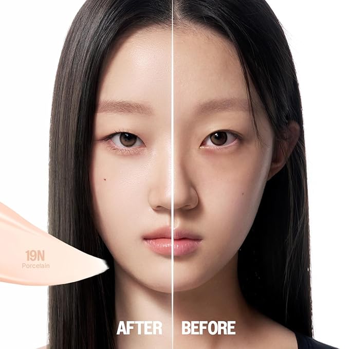 CLIO Kill Cover Founwear Cushion The Original – 20 Shades, Buildable Light to Medium Coverage, Natural Finish, Korean Makeup Foundation, Long-Lasting Skin Fit,19N PORCELAIN
