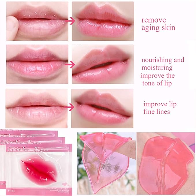 30 Pairs Lip Mask & 24K Gold Gel Eye Masks,Crystal Collagen Eye Patches for Puffy Eyes,Moisture Lip Care Mask Reducing Fine Lines,For Anti-Ageing & Anti Chapped,Effectively Nourishes the Lip&Eye Skin