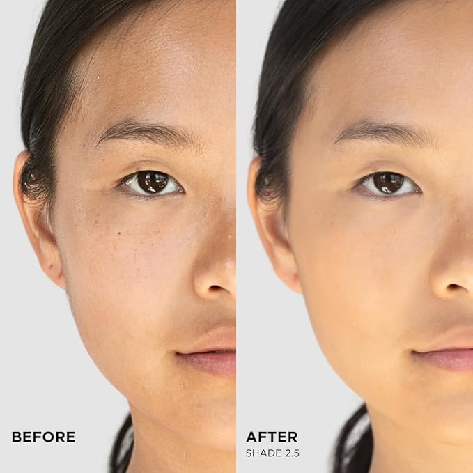 HALEYS Re-cover Pressed Powder Foundation Makeup (3.25) - Buildable Medium-to-Full Coverage, Oil Control & All-Day Comfortable Wear - Versatile Powder That Conceals Imperfections