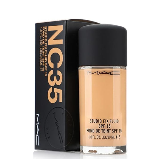 MAC Studio Fix Fluid Foundation NC35 SPF15, 1 Fl Oz