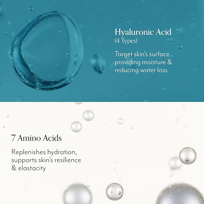 Bliss Hyaluronic Acid Drench & Quench Facial Serum – Hydrating Serum for Dry, Sensitive Skin - Lightweight Gel Formula for Deep Hydration & Plump Skin - Clean, Cruelty-Free - 1 Fl Oz