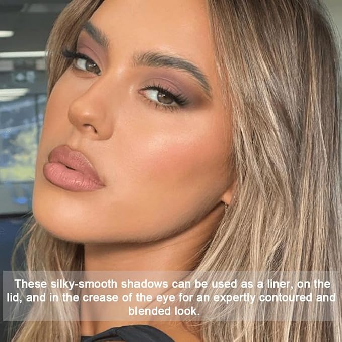 10 Color Matte Eyeshadow Palette, Neutral Taupe & Grey Brown Shades, Ultra-Blendable, Long-Lasting Natural Nude Makeup Palette for Women,Vegan & Cruelty-Free,Perfect for Everyday or Professional Looks