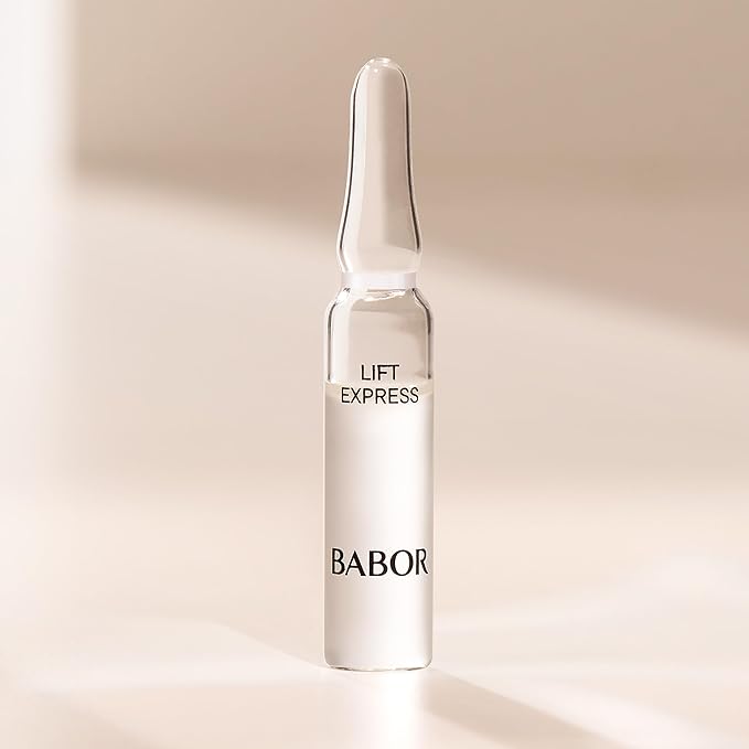 BABOR Lift Express Ampoule Concentrate, Instant Lifting Effect Fills Lines and Wrinkles Up To 6 Hours, Smoothing Skincare Capsule, Anti Aging Serum, Increase Firming & Elasticity, 7 Treatments