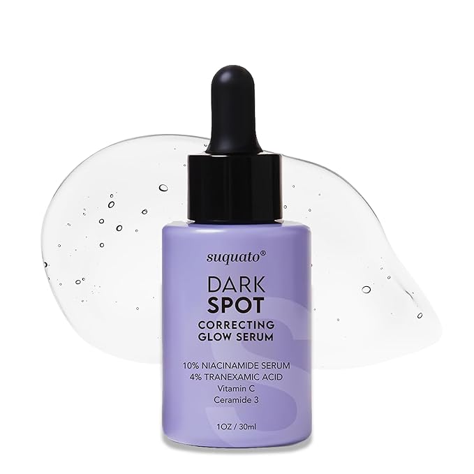 Dark Spot Correcting Glow Serum: Melasma Hyperpigmentation Treatment for Face with Tranexamic Acid Niacinamide - Vitamin C Serum and Dark Spot Remover For Face