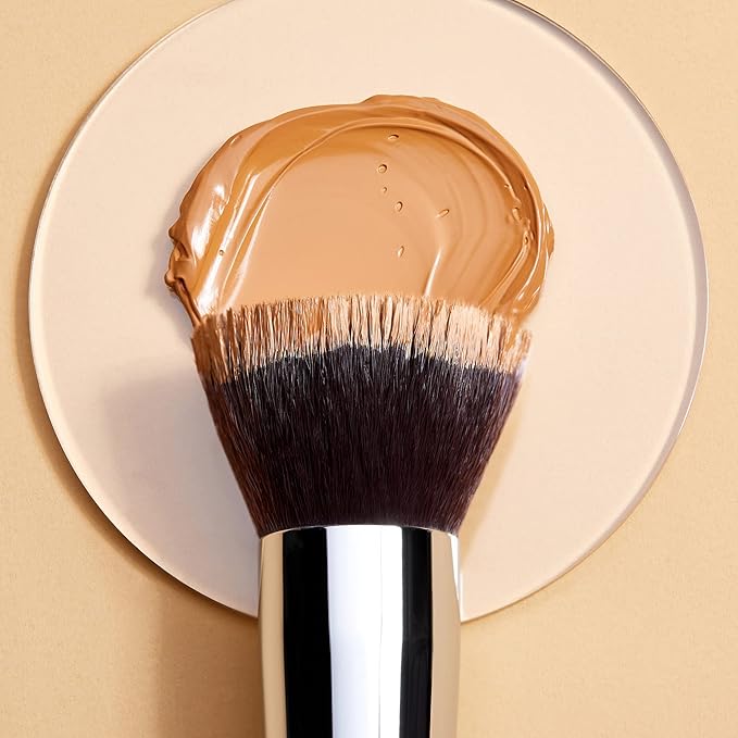 Jessup Makeup Brushes Set Professional 27 pcs Brush Makeup Premium Synthetic Foundation Contour Powder Blush Highlighter Eyeshadow Concealer Brow Face Make Up Brushes Tools Black/Silver T133