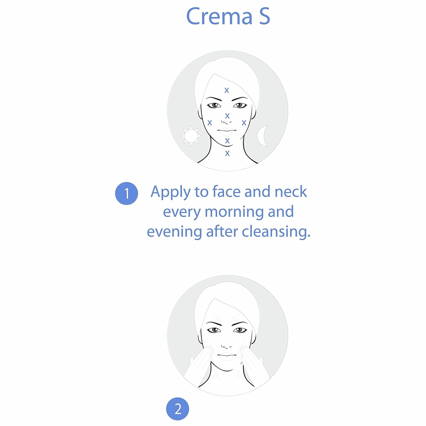 Pond's Crema S Nourishing Face Moisturizer for Women, Skin Care Facial Moisturizer Cream for Dry to Very Dry Skin, Nourishes for up to 24 hours 14.1 oz (Pack of 2)