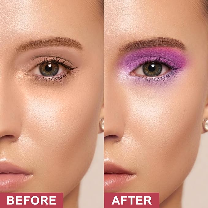 Eyeshadow,18Colors Eyeshadow Palette, Matte&Glitter&Shimmer Eyeshadow,for Eye Makeup Long Lasting Waterproof Eye Makeup Palette, Glitter Shimmer Professional Bright-Colored Eye Shadow(G005-2/G005-3)