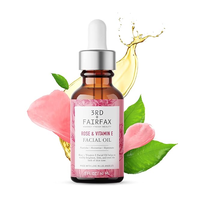 Rose & Vitamin E Facial Oil - 2oz