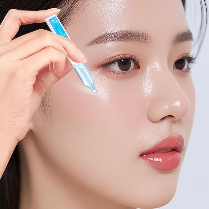 Salmon DNA PDRN Anti-Aging Serum, 5000ppm Salmon Egg DNA Ampoule, 2000ppm Collagen, Glutathione, Niacinamide & 6 Hyaluronic Acids, Korean Skincare for Wrinkles & Radiance,0.05 fl.oz x 30e