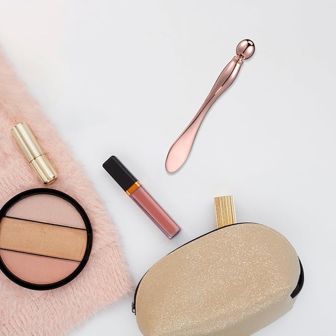 6 Pcs Metal Eye Cream Applicator Eye Roller Tool Eye Cream Applicator Stick Facial for Reducing Puffiness Wrinkle