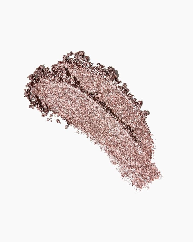 MAKE Beauty Multi-Chromatic Eye Shadow. Metal Reflecting Luminous Foil Finish Creamy, Buildable, Dimensional Long-wear, Crease-proof Powder Eyeshadow, Multichrome Shade - Gleam, Rose Gold