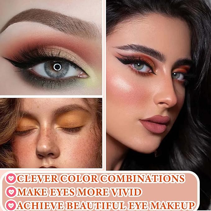 12 Color Naked Eyeshadow Palette,Matte Earth Color Eyeshadow,Natural Nude Eyeshadow Palette,Professional Waterproof and Smudge Proof Eye Shadow Palette Kit,Eye Makeup Set for Women（A）