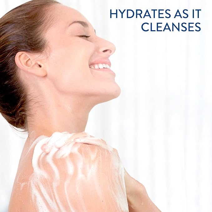 Cetaphil Ultra Gentle Refreshing Body Wash, For Dry To Normal, Sensitive Skin, Aloe Vera, Vitamin B5, Hypoallergenic, Dermatologist Tested, Fragrance Free, 16.9oz Pack of 3