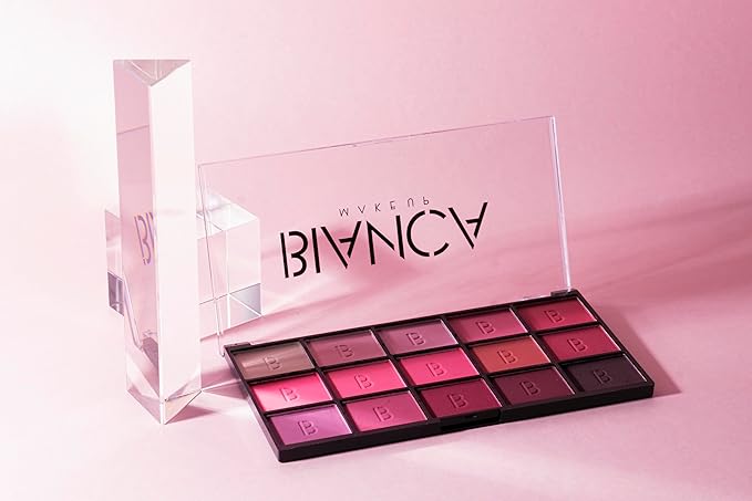 15 Colors Eyeshadow Palette | Versatile Range for Unlimited Eye Looks. (Rose)