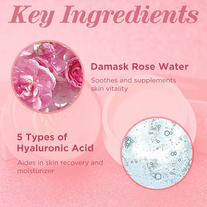 Touch in Sol Pretty Filter Glassy Skin Balm Primer 2 Pack – Skin Smooth Moisturizing Primer before Makeup - Natural Glow Face Cream Moisturizer with Shea Butter and Rose Flower Water, 1.05 oz.