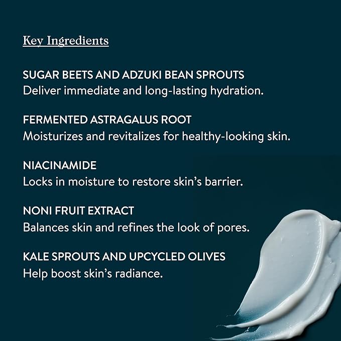 goop Beauty 72-Hour Hydrating Water Cream | Matte Moisturizer for All Skin Types | Niacinamide & Fermented Astragalus Root | Hydrating Face Lotion to Plump, Firm & Reduce the Look of Pores | 1.7 fl oz