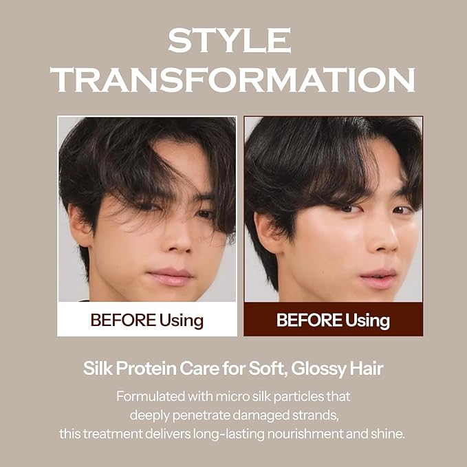 [Forbeaut] Mist Hair Essence – Lightweight Leave-In Treatment Spray for Damaged Hair, Daily Use, Silky Protein Care for Shine & Elasticity, Salon-Like Finish, Woody Citrus Scent, 100ml / 3.7 fl.oz