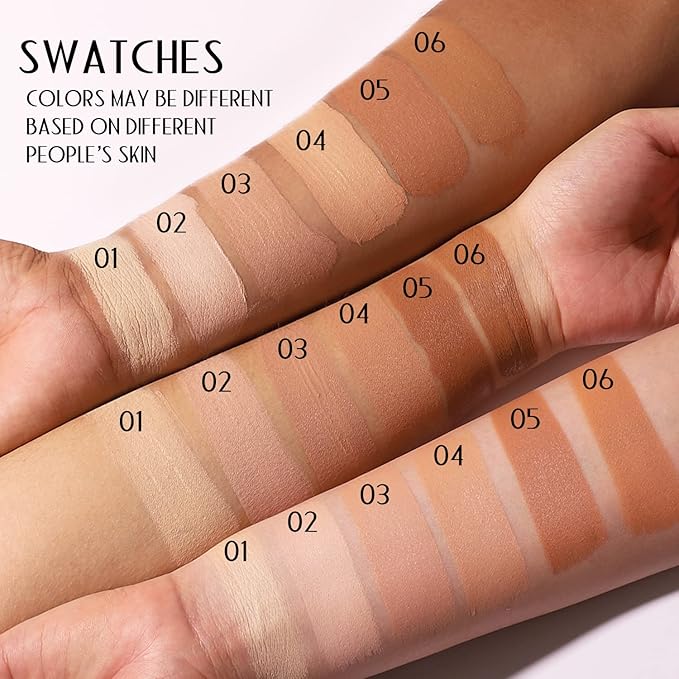 YOUNG VISION Full Coverage Longwear Foundation, Matte Finish, Waterproof, Poreless Liquid Foundation Makeup, Base de Maquillaje Alta Cobertura, 1 fl.oz