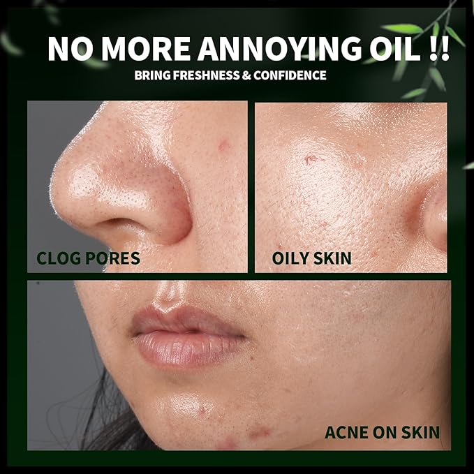 1200PCS Blotting Paper for Oily Skin, Natural Bamboo Charcoal Blotting Paper, 100 * 70MM Large Oil Blotting Sheets for Face, Makeup