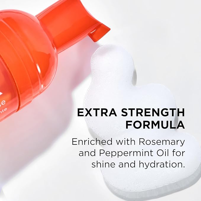 Style Factor EDGE BOOSTER Extra Strength Setting Mousse – Frizz Control, Extra Volume, and Conditioning – 2.5oz Turquenite Mousse for Curly Hair