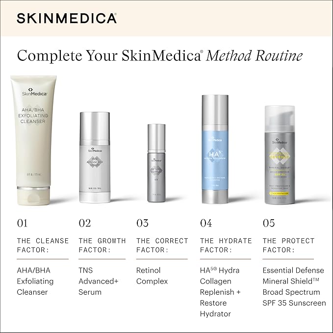 SkinMedica Retinol 0.5 Complex - Retinol Serum for Face, Age-Defying Advanced Retinol Cream That Renews Skin and Diminishes the Appearance of Fine Lines and Wrinkles, 1 Fl Oz