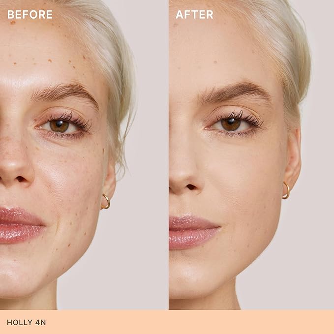 ILIA - Skin Rewind Complexion Stick - Foundation + Concealer + Skincare | Non-Toxic, Vegan, Cruelty-Free, Clean Makeup (4N - Holly, 0.35 oz | 10 g)