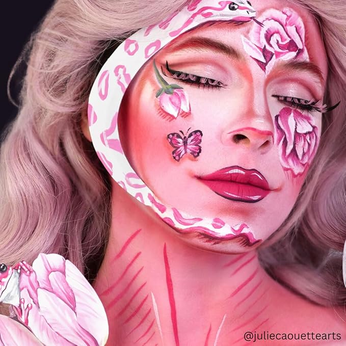 Mehron Makeup Liquid Makeup | Face Paint and Body Paint Perfect for Halloween, Cosplay I Air Brush Compatible 4.5 oz (133 ml) (PINK)