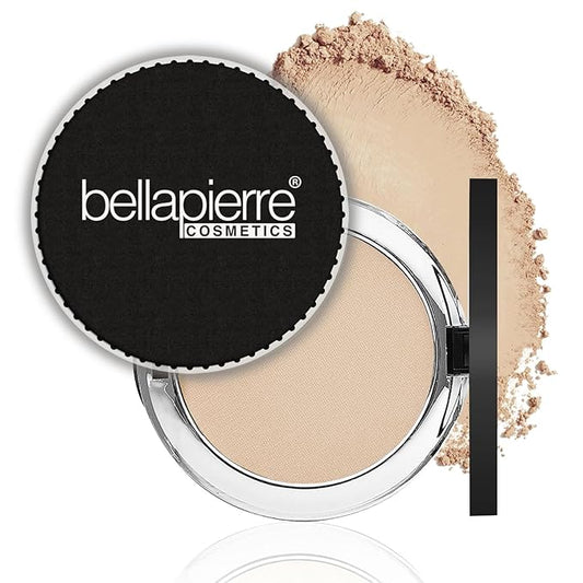 bellapierre Compact Mineral Foundation SPF 15 | Vegan & Cruelty Free Natural Makeup | Full Coverage Matte Foundation | Hypoallergenic | Oil & Talc Free - 0.35 Oz - Ivory