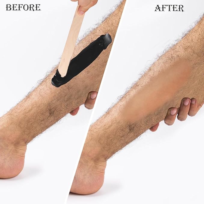 80oz Hard Wax Beads - Quick Hair Removal Waxing - Body, Leg, Back, Bikini - SPA Soft Waxness Salon At Home - Corase Hair Remove for Women Men