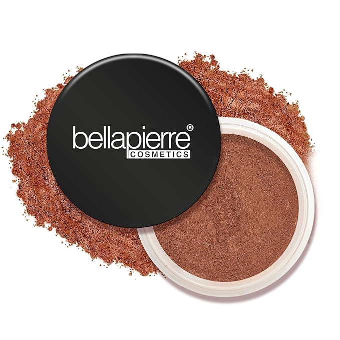 bellapierre Mineral Foundation SPF 15 - Loose Powder Foundation | Vegan & Cruelty Free Natural Makeup | Full Coverage Matte Finish | Hypoallergenic | Oil & Talc Free - 0.32 Oz - Double Cocoa