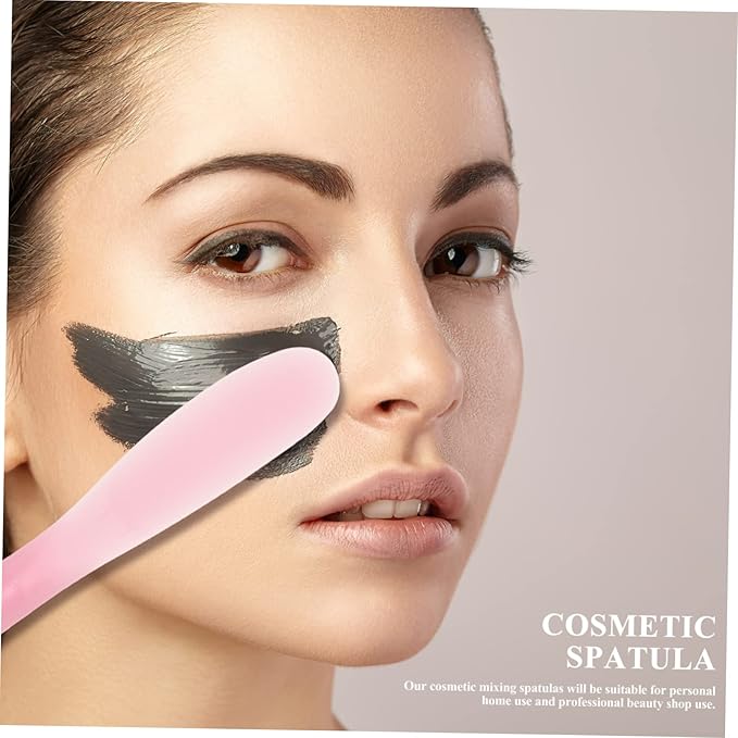 10pcs Tool Stick Makeup Spatula Cosmetic Plate Mixer Cosmetic Mixer Silicone Stirring Tools Beauty Spatula Makeup Plate Spatula Makeup Mixing Tool Makeup Mixer Tool