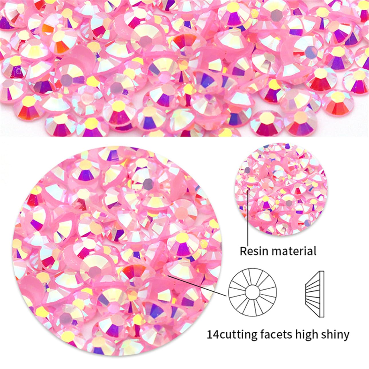 720 Pcs SS30 6mm Flatback Rhinestones for Nails Art Crafts Glitter Round Shine Gems AB Crystals DIY Clothes Shoes （Bronze AB）