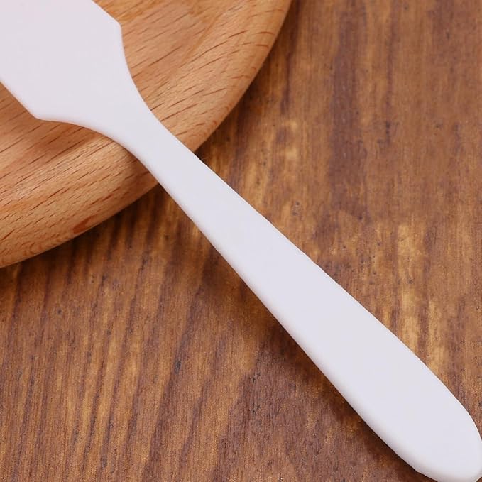 100pcs Face Cream Scoop Makeup Scoop Makeup Spoon Cosmetic Scoop Cosmetic Spatula Face Mask Scoop Face Cream Spatula