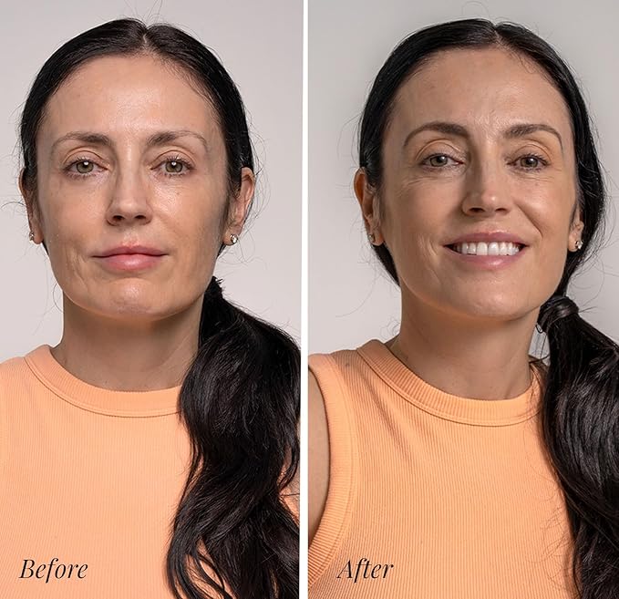 Jerome Alexander My Color Self Adjusting Full Coverage Foundation Makeup with Kabuki Brush (Medium)