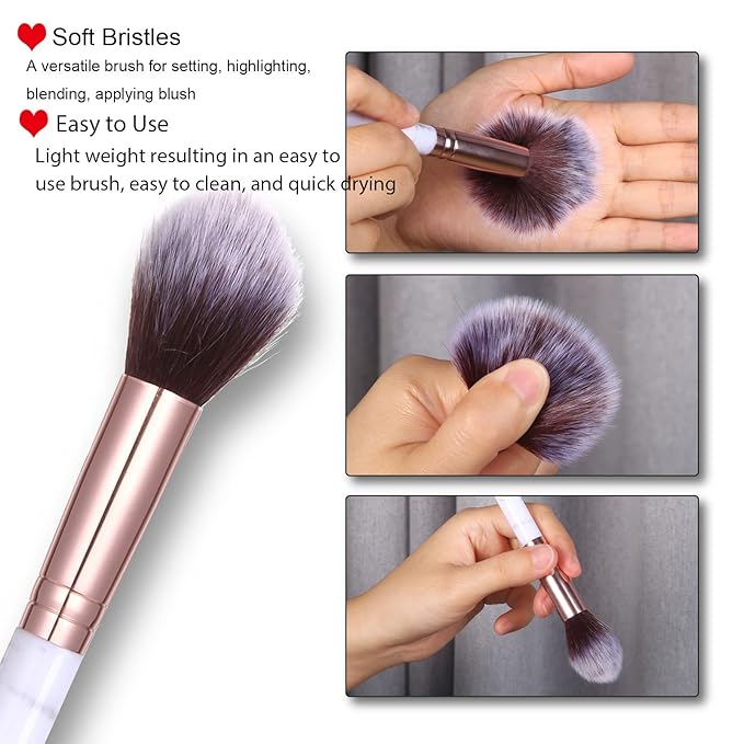 8 Colors Face Matte Blush Palette Shading Blusher with Brush - Buildable Facial Cheek Blusher Contour Bronzing Pressed Powder Makeup Pallet Women Gift Set (02 Shimmer Matte)