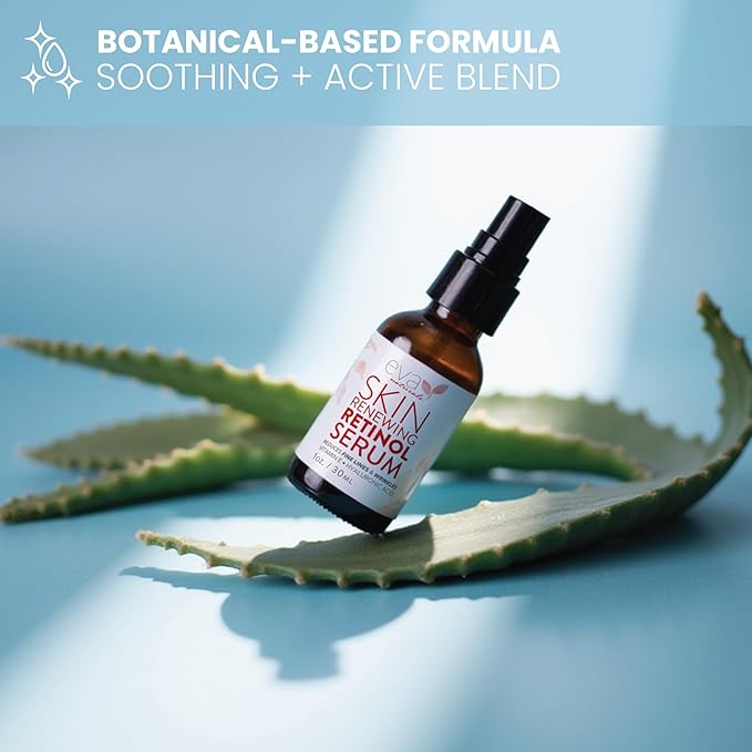 Retinol Serum for Face with Hyaluronic Acid & Vitamin E - For Anti-Aging, Fine Lines, Wrinkles, Resurfacing, Acne Marks and Scars, Skin Brightening, Dark Spot Correction Night Serum - 1oz