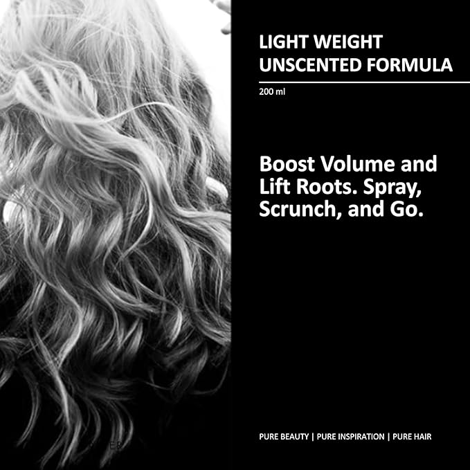 pH PURE HAIR Sea Salt Spray for Beach Waves - Volumizing Hair Spray for All Hair Types - Lightweight Unscented Formula for Textured Wavy Hair - Perfect for Curly, Wavy & Straight Hair - 6.76 Oz