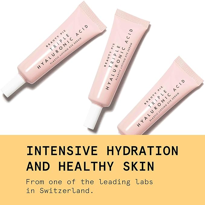 Beauty Pie Triple Hyaluronic Acid Elastic Lifting Eye Serum 15ml – Firming & Brightening Treatment for Dark Circles, Puffiness & Fine Lines – Lightweight, Fragrance-Free Eye Serum
