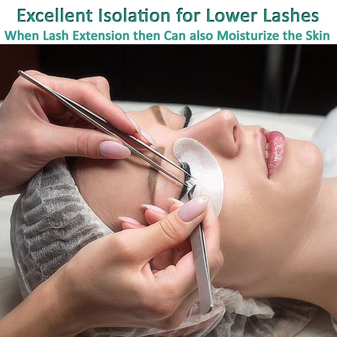 50 Pairs Under Eye Pads, Eyelash Extension Gel Patches, Lint Free DIY False Lash Extension Beauty Makeup Hydrogel Gel Eye Patches