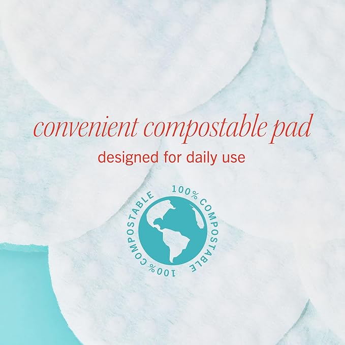 First Aid Beauty - Facial Radiance Pads with Gycloic & Lactic Acids – Daily Exfoliating Pads with AHA that Help Tone & Brighten Skin – Makeup Routine Prep - Compostable for Daily Use – 90 Count