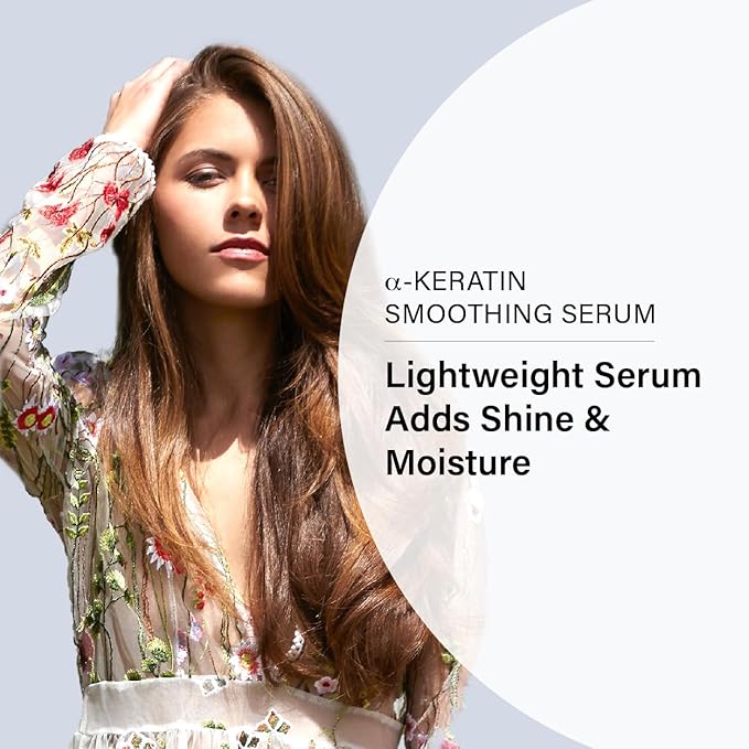 Peter Coppola a-Keratin Smoothing Serum - Lightweight Serum Adds Shine & Moisture To Frizzy And Damaged Hair - Hair Repair Serum With Argan Oil Conditions & Hydrates Frizz & Split Ends 1.69 oz