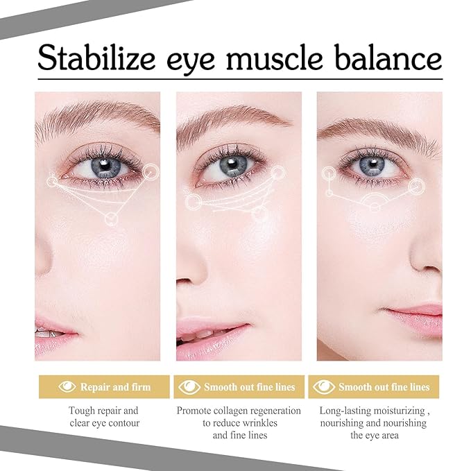 2PCS 60-Second Eye Effects Age-Defying Tinted Firming Gel, 60-Second Eye Firming Gel, Firming Eye Skin