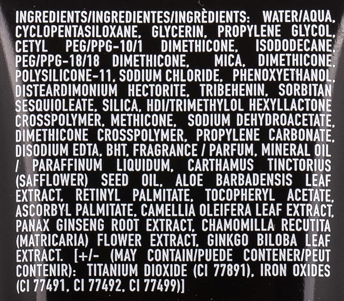 Palladio Powder Finish Liquid Foundation, Natural Matte Appearance, Reduces Fine Lines, Covers Large Pores, Hides Imperfections, All Day Wear, Sheer to Medium Coverage, In the Buff