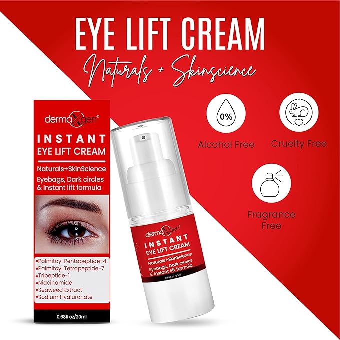 Rapid Reduction Eye Cream - Eye Cream Anti Aging Treatment for Dark Circles - Instant Under Eye Cream - Advanced Peptide Skin Tightening Formula - Instantly Removes Puffiness Wrinkles 20ml