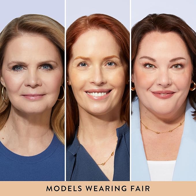 LAURA GELLER NEW YORK Award-Winning Baked Balance-n-Brighten Color Correcting Powder Foundation - Fair - Buildable Light to Medium Coverage - Demi-Matte Natural Finish