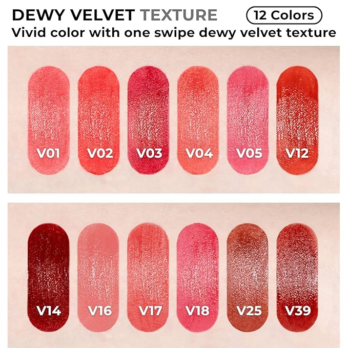 BBIA Last Velvet Tint NEW - Soft Creamy Matte Finish Lip Stain, Blur Effect & Velvety Texture, Long-Lasting, High Pigment, Non-Drying, Vegan, Korean Lip Makeup (V39 FEIGN LONGING, Pack of 1)