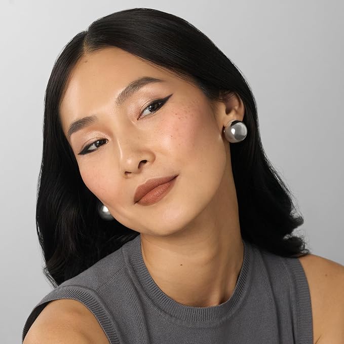 Julep Eyeshadow 101 Crème-to-Powder Waterproof Eyeshadow Stick Duo – Long-Lasting, Crease-Proof, Easy Apply with Built-in Smudger - Pearl Shimmer + Onyx Matte