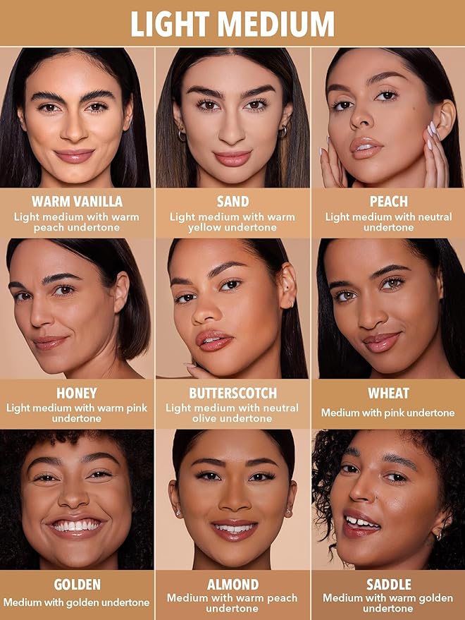 SHEGLAM SKin-Focus Full Coverage Powder Foundation Oil-Control Lightweight Face Pressed Powder Makeup-Warm Vanilla