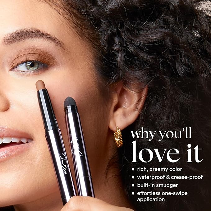 Julep Eyeshadow 101 Cream-to-Powder Waterproof Shadow Stick – Desert Matte – Long-Lasting, Crease-Proof, Light Beige Matte Cream Eyeshadow with Built-in Smudger